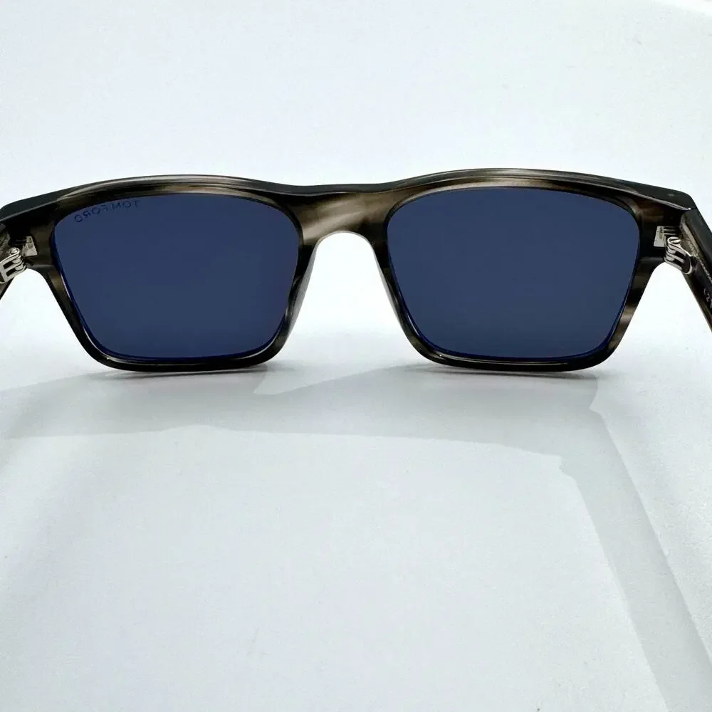 Tom Ford Sunglasses Calder TF1205 56A Gray Tortoise Frame Gray Lens 55-17-145